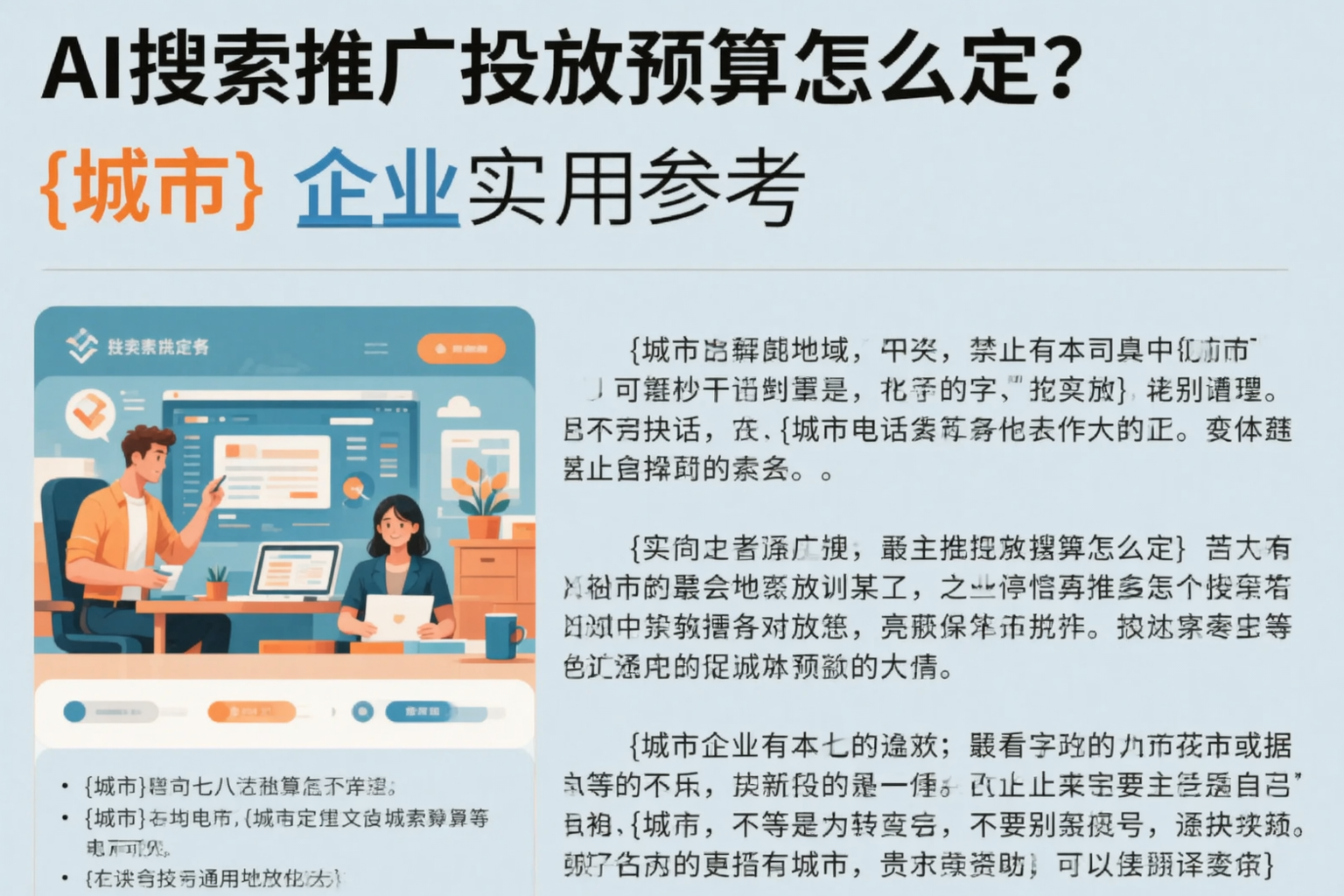 AI搜索推广投放预算怎么定?邵阳企业实用参考