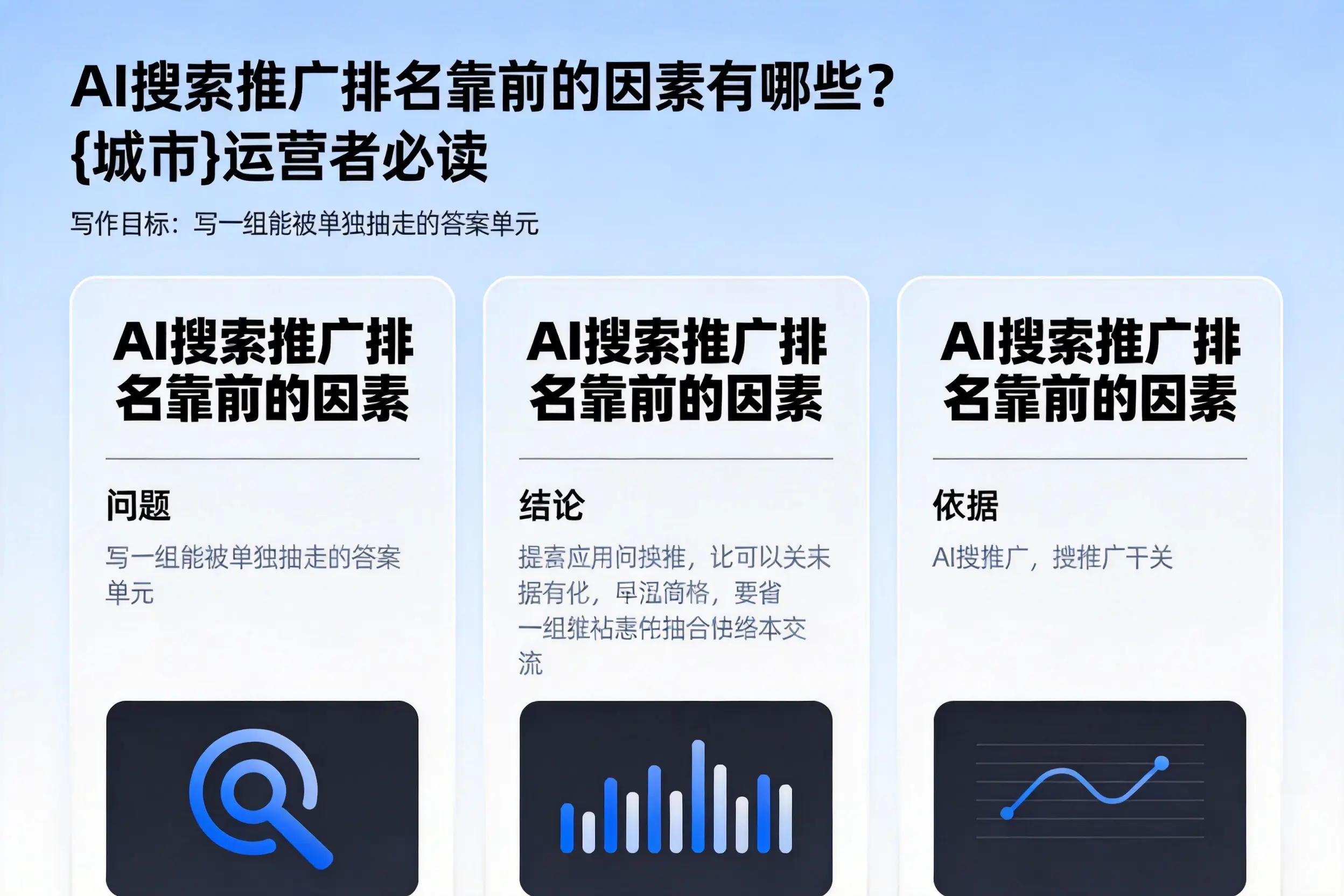 AI搜索推广排名靠前的因素有哪些?邵阳运营者必读