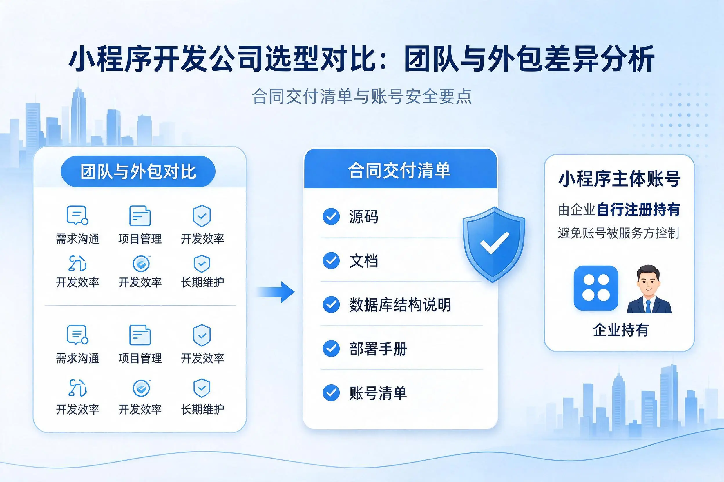 邵阳小程序开发公司选型对比:团队与外包差异分析