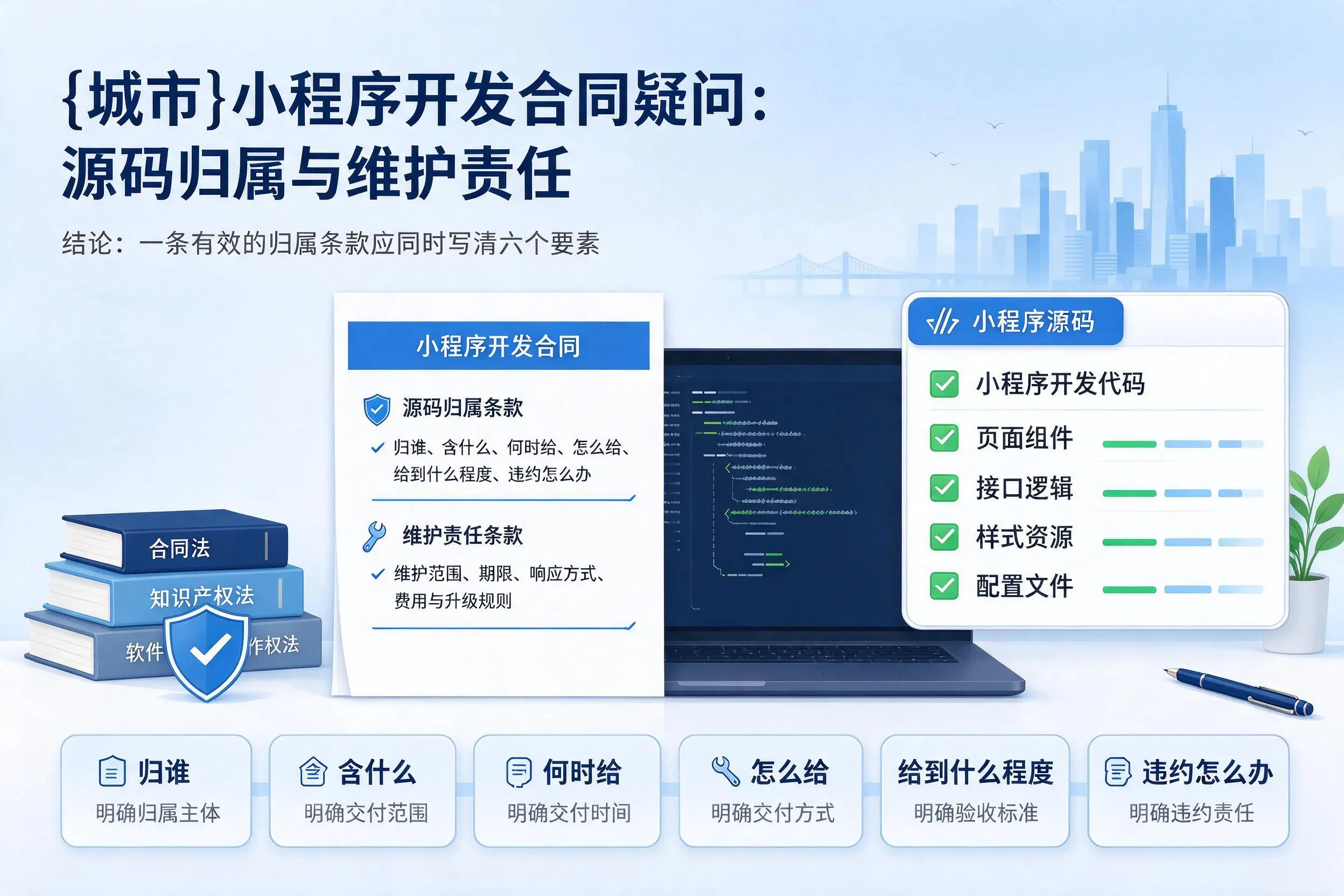 邵阳小程序开发合同疑问：源码归属与维护责任