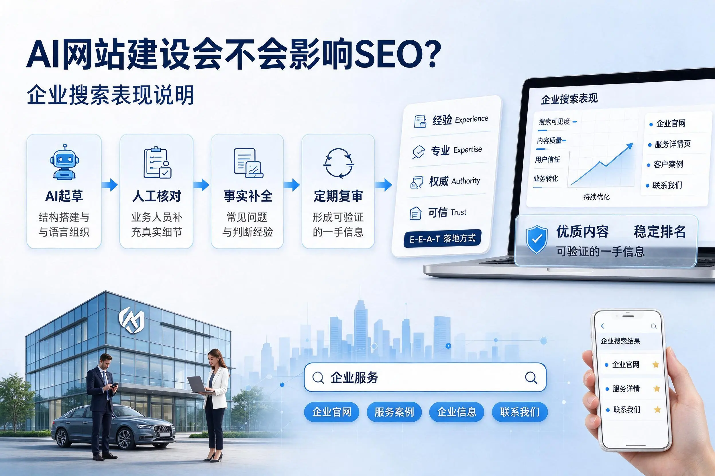 AI网站建设会不会影响SEO?邵阳企业搜索表现说明