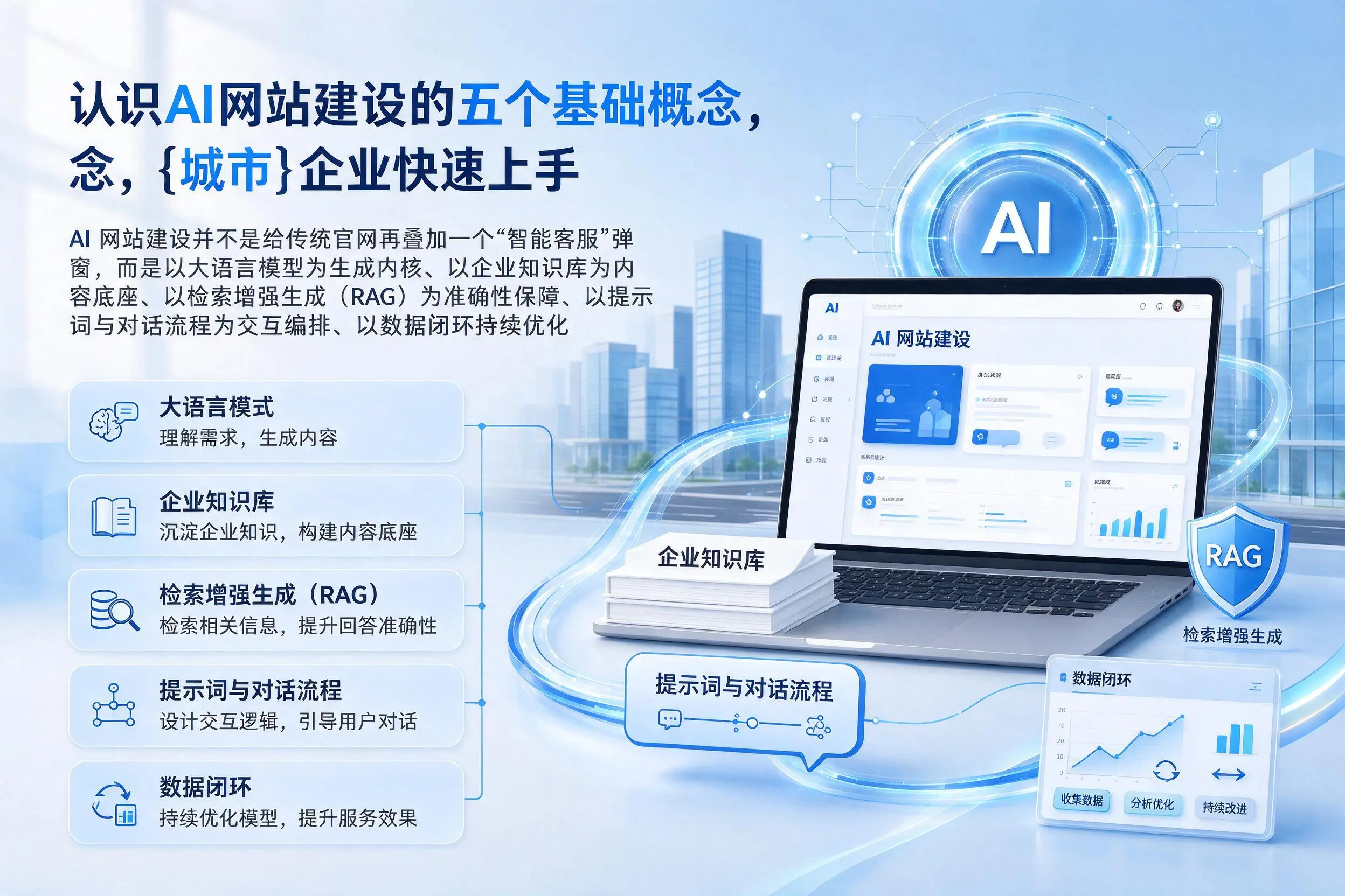 认识AI网站建设的五个基础概念,邵阳企业快速上手