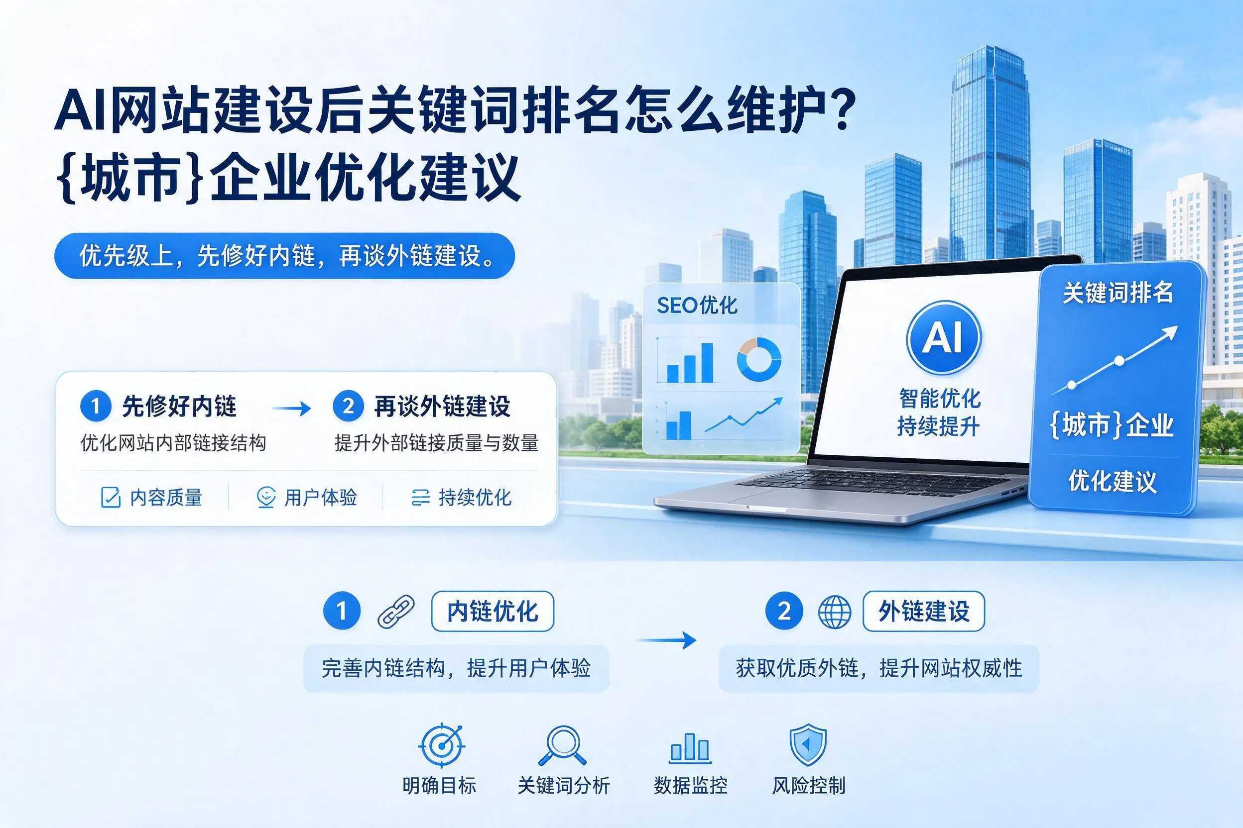 AI网站建设后关键词排名怎么维护?邵阳企业优化建议
